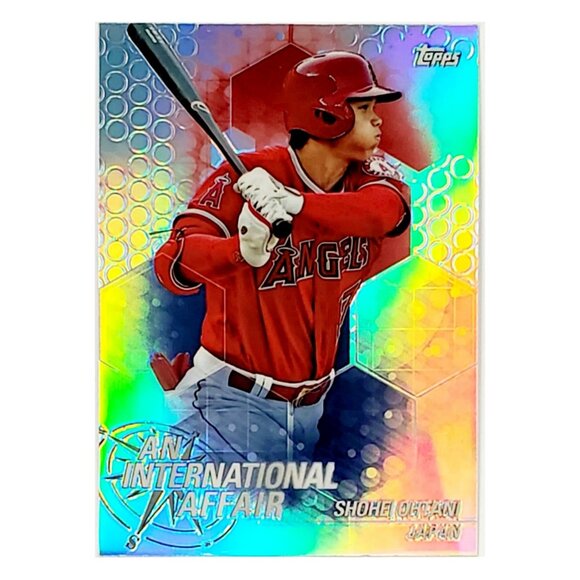 SHOHEI OHTANI ROOKIE REFRACTOR 2018 TOPPS CHROME UPDATE #IA-SO ANGELS DODGERS
